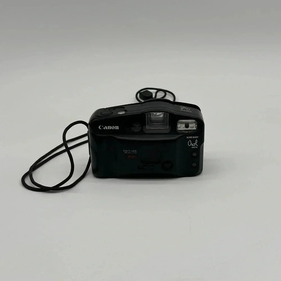 Canon Sure Shot Owl Date AF 35mm Point & Shoot Film Camera 1:4.5 - Picture 3 of 13